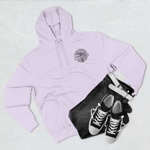 Rocky Mountain Honey Hoodie — 100% Pure Bee Logo Fleece Pullover