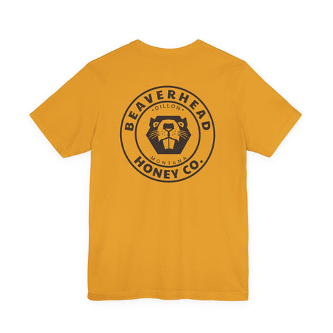 Beaverhead Honey Co. Logo T-Shirt — Vintage Beavertail Emblem Tee