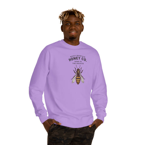 Honey Co. Bee Graphic Sweatshirt — Rustic Mountain Beekeeper Crewneck