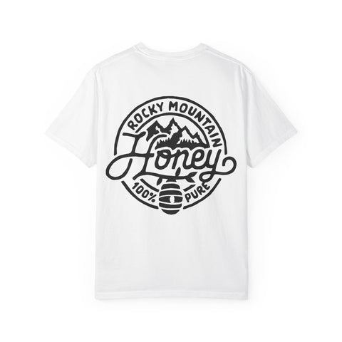 Rocky Mountain Honey T-Shirt — 100% Pure Beekeeper Logo Tee