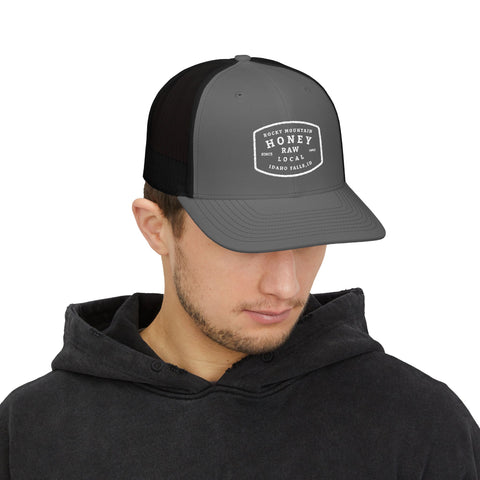 Honey Raw Local Trucker Cap — Rocky Mountain Beekeeping Snapback