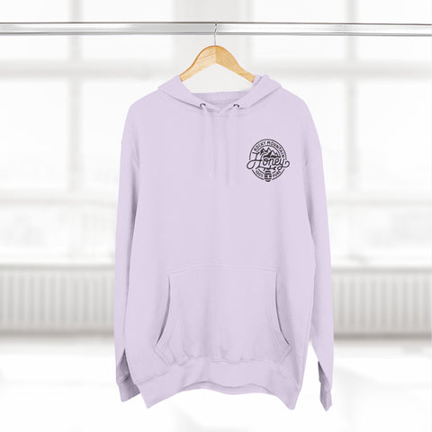 Rocky Mountain Honey Hoodie — 100% Pure Bee Logo Fleece Pullover
