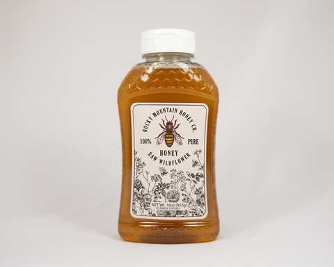 Raw Wildflower Honey 16oz.