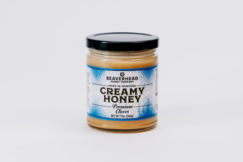 Beaverhead Creamed Clover Honey Jar 12oz.