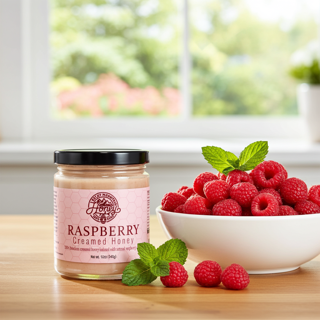 Raspberry Creamy Honey – Rocky Mountain Honey