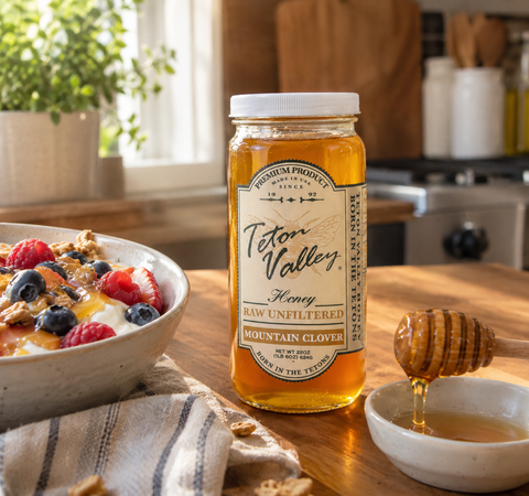 Teton Valley 22oz clover honey