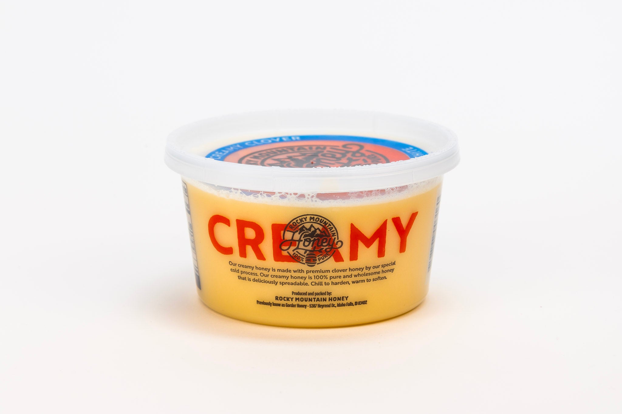 Creamy Clover Honey Tub 16oz | Rocky Mountain Honey