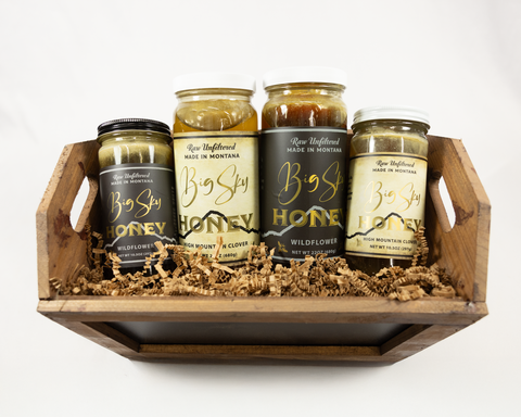 Big Sky Honey 4 Pack 10/22oz  Basket