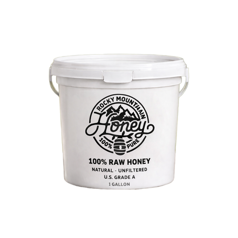 Clover 100% Raw Honey - 1 Gallon Bucket
