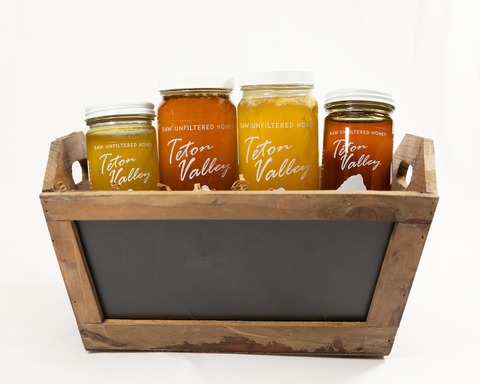 Teton Valley Honey 4 Pack 10/22oz  Basket
