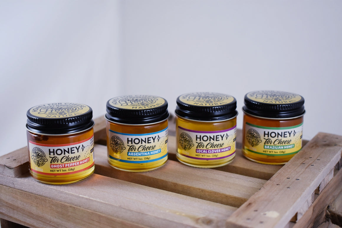 4 Pack Variety of Cheese Honeys
